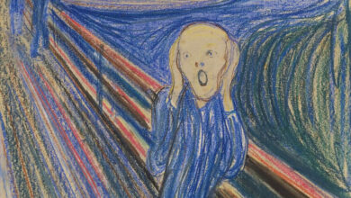 02 May - Pastel version of The Scream sold at auction
